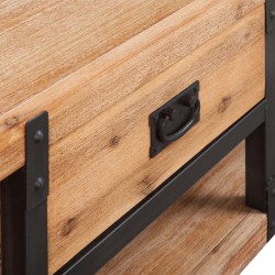 Meuble TV 140x40x45 cm bois d'acacia massif 634448634448