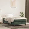 Matelas de lit à ressorts ensachés fermeté moyenne Vert foncé 90x190x20 cm 634449634449