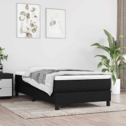 Matelas à ressorts ensachés pour enfants fermeté moyenne noir 80x160 cm tissu 634450634450