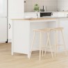 Îlots de Cuisine HILL Blanc 112 x 66 x 90 cm Pin massif 634451634451