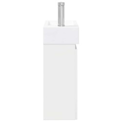 Meuble de salle de bain avec robinet Blanc brillant 634452634452