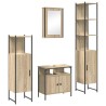 Ensemble de mobilier de salle de bain 4 pcs Chêne Sonoma 634453634453