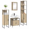 Ensemble de mobilier de salle de bain 4 pcs Chêne Sonoma 634453634453
