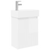 Meuble de salle de bain avec robinet Blanc brillant 634456634456