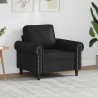 Fauteuil Noir 60 cm Similicuir 634515634515