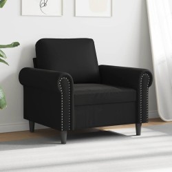 Fauteuil Noir 60 cm Similicuir 634515634515