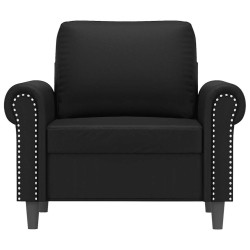 Fauteuil Noir 60 cm Similicuir 634515634515