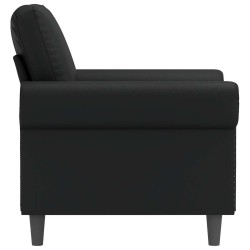 Fauteuil Noir 60 cm Similicuir 634515634515