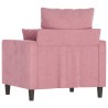 Fauteuil Rose 60 cm Velours 634516634516