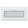 Fenêtre de sous-sol RISOR 80 x 40 cm PVC et verre Anthracite 634517634517