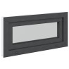 Fenêtre de sous-sol RISOR 80 x 40 cm PVC et verre Anthracite 634517634517