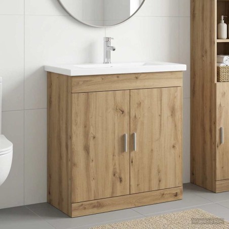 Ensemble de mobilier de salle de bain Chêne artisanal 634522634522