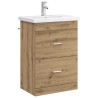 Ensemble de mobilier de salle de bain Chêne artisanal 634523634523