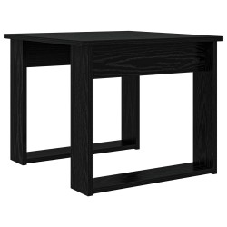 Ensemble de tables basses 2 pcs Chêne noir Bois d'ingénierie 634528634528