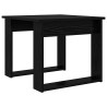 Ensemble de tables basses 2 pcs Chêne noir Bois d'ingénierie 634528634528