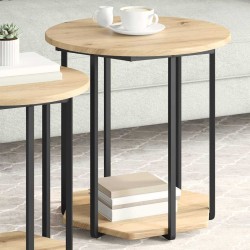 Ensemble de tables d'appoint 2 pc Marron 50 x 50 x 50,5 cm 634529634529