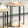 Ensemble de tables d'appoint 2 pc Marron 50 x 50 x 50,5 cm 634529634529
