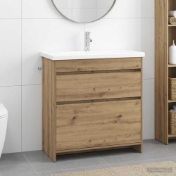 Ensemble de mobilier de salle de bain Chêne artisanal 634532634532