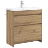 Ensemble de mobilier de salle de bain Chêne artisanal 634532634532