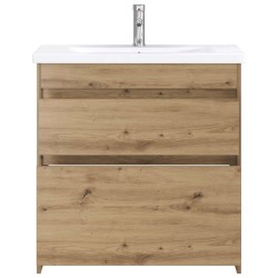 Ensemble de mobilier de salle de bain Chêne artisanal 634532634532