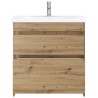 Ensemble de mobilier de salle de bain Chêne artisanal 634532634532