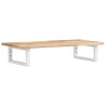 Étagère de vasque murale acier et bois massif d'acacia 634535634535