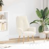 fauteuil Crème 69 x 74 x 93 cm Tissu Sherpa 634540634540