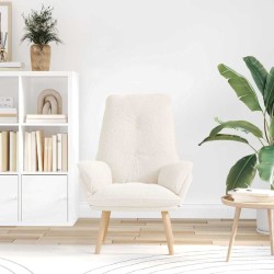 fauteuil Crème 69 x 74 x 93 cm Tissu Sherpa 634540634540