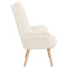 fauteuil Crème 69 x 74 x 93 cm Tissu Sherpa 634540634540