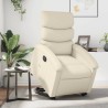 Fauteuil inclinable électrique crème similicuir 634548634548