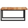 Étagère de vasque murale acier et bois massif d'acacia 634553634553