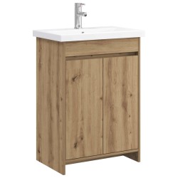 Ensemble de mobilier de salle de bain Chêne artisanal 634554634554