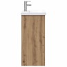 Ensemble de mobilier de salle de bain Chêne artisanal 634554634554