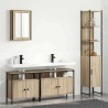 Ensemble de mobilier de salle de bain 4 pcs Chêne Sonoma 634555634555