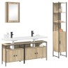 Ensemble de mobilier de salle de bain 4 pcs Chêne Sonoma 634555634555