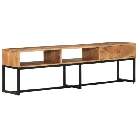 Meuble TV 160x30x45 cm Bois d'acacia massif  634556634556