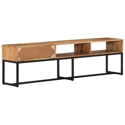 Meuble TV 160x30x45 cm Bois d'acacia massif  634556634556