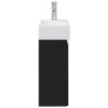 Meuble de salle de bain avec robinet Noir 45,5 x 25,5 x 84 cm 634559634559