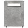 Meuble étroit de salle de bain à roulettes gris béton 634564634564
