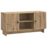 Meuble TV 102 x 34,5 x 50 cm Chêne artisanal Bois d'ingénierie 634566634566