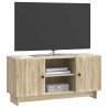 Meuble TV 102 x 34,5 x 50 cm Chêne Sonoma Bois d'ingénierie 634567634567