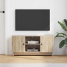 Meuble TV 102 x 34,5 x 50 cm Chêne Sonoma Bois d'ingénierie 634567634567