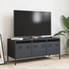 Meuble TV anthracite 101,5x39x43,5 cm acier laminé à froid 634568634568