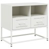 Meuble TV blanc 68x39x60,5 cm acier 634574634574
