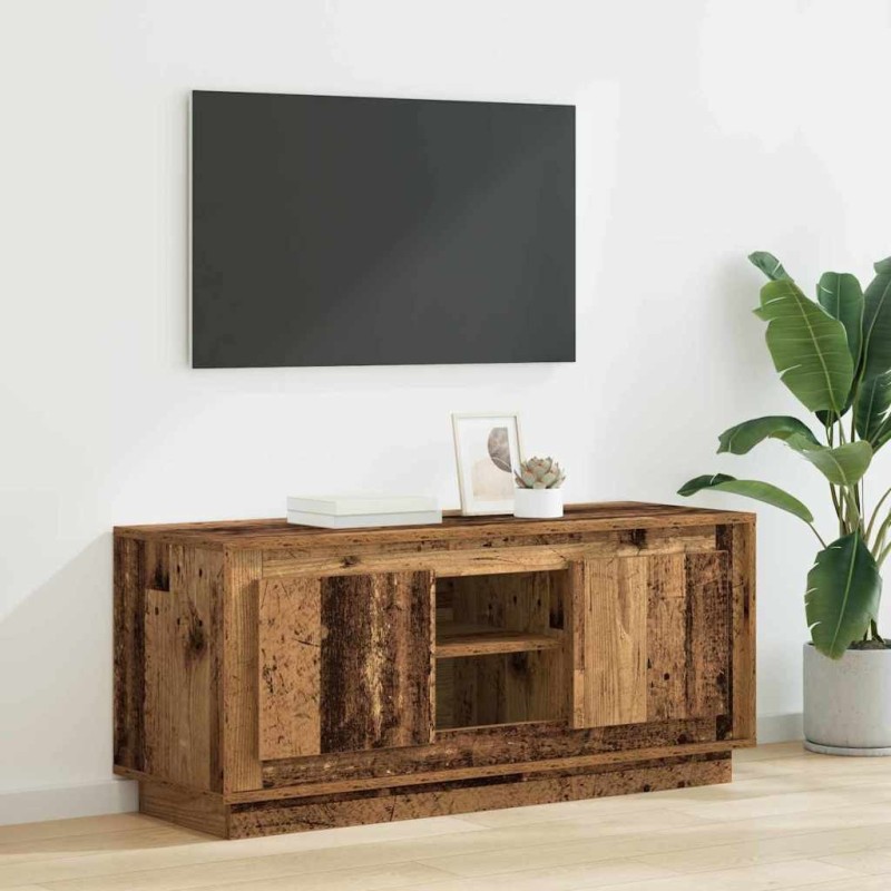 Meuble TV Bois Ancien 102 x 35 x 45 cm Bois d'ingénierie 634575634575
