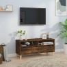 Meuble TV chêne fumé 100x34,5x44,5 cm bois d'ingénierie 634576634576