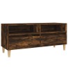 Meuble TV chêne fumé 100x34,5x44,5 cm bois d'ingénierie 634576634576