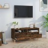 Meuble TV chêne fumé 100x34,5x44,5 cm bois d'ingénierie 634576634576