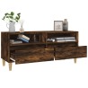 Meuble TV chêne fumé 100x34,5x44,5 cm bois d'ingénierie 634576634576