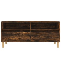 Meuble TV chêne fumé 100x34,5x44,5 cm bois d'ingénierie 634576634576